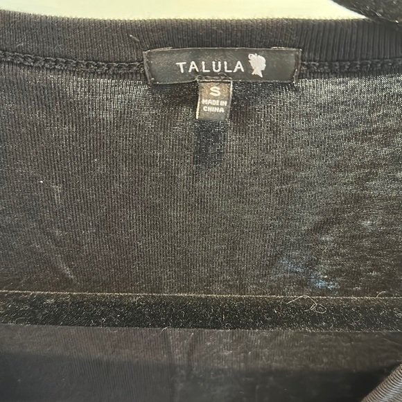 Talula Black Cotton Cardigan - Picture 2 of 2